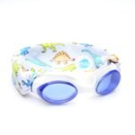 משקפי שחייה עם הדפס דינוזאורים