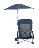 כיסא ים מתקפל כחול רשת