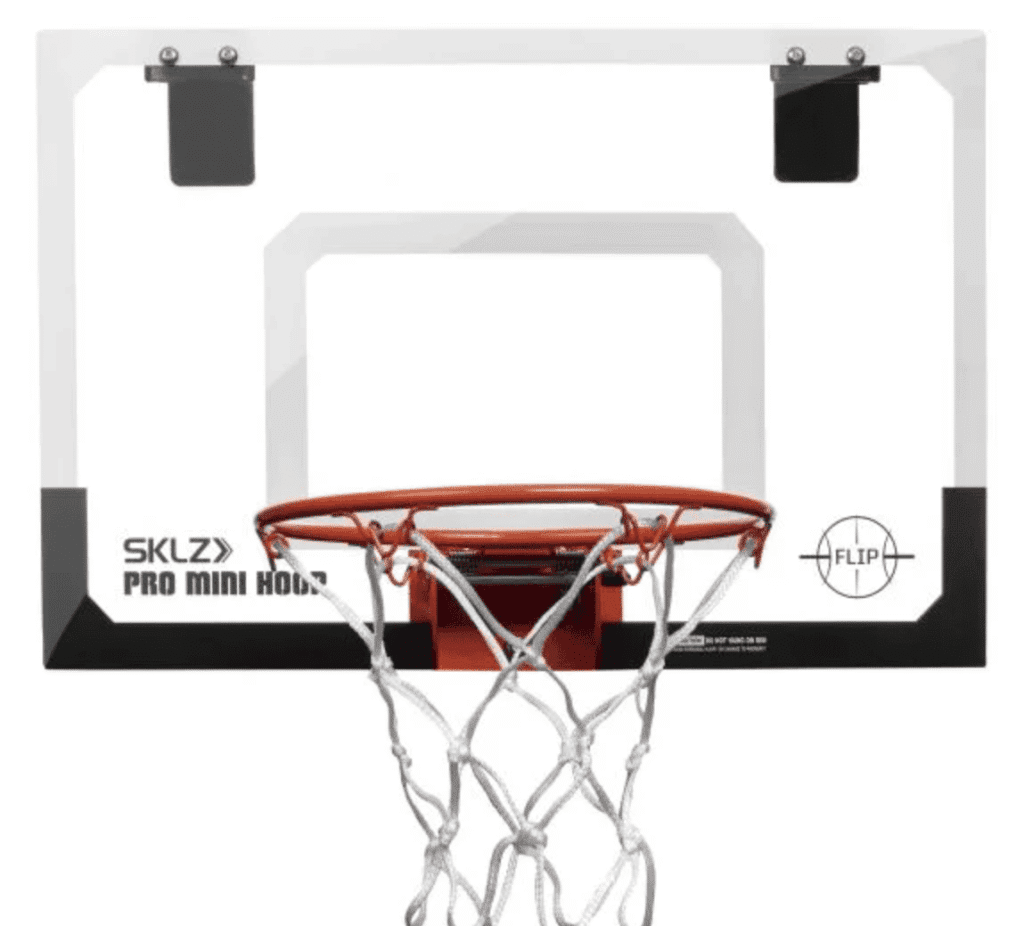 לוח כדורסל נתלה עם טבעת מתקפלת