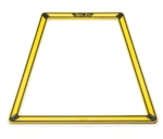 סולם טרפזי אימון צהוב