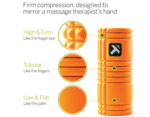 ⁦גליל עיסוי חלול כתום – GRID® Foam Roller⁩ – תמונה ⁦5⁩