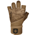 כפפות לחדר כושר עם חיזוק לפרק כף היד 'בז