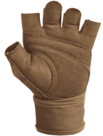 כפפות לחדר כושר עם חיזוק לפרק כף היד 'בז