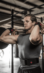 איש מאמן עם חגורת גב ניילון גברים