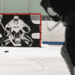 רשת לאימוני הבקעה ודיוק על מגרש קרח