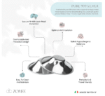 גביעי הנקה מקוריים מכסף