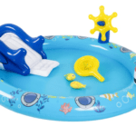 בריכת פעילות מתנפחת עם מגלשה