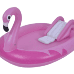 בריכת פעילות פלמינגו מתנפחת עם מגלשה
