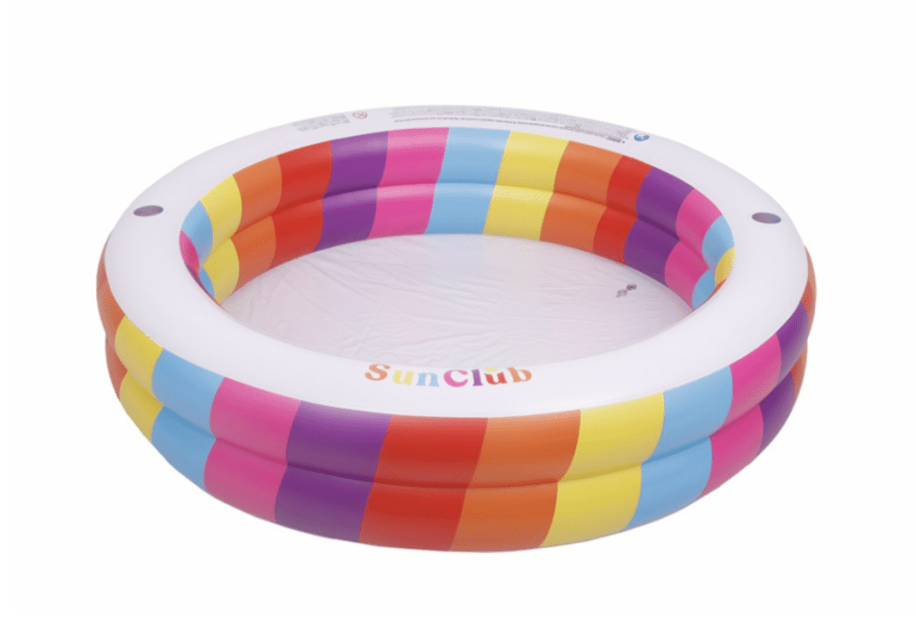 בריכה עגולה מתנפחת צבעי הקשת