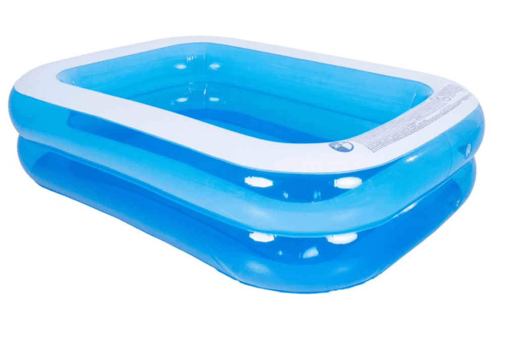 בריכת מלבנית מתנפחת כחולה