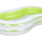 בריכה אובלית מתנפחת צהוב ולבן