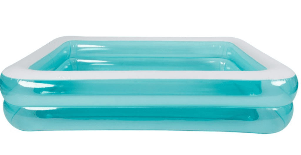בריכת מלבנית מתנפחת טורקיז
