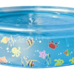 בריכה המתנפחת האובלית בעיצוב קלאסי