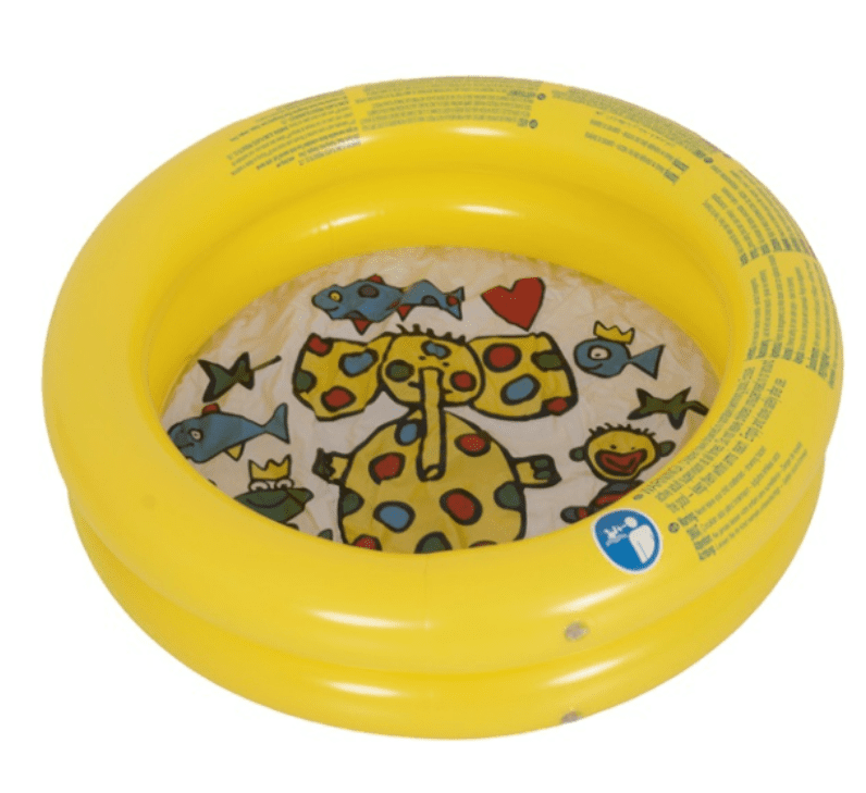 בריכה צהובה עגולה מתנפחת