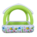 בריכת פעוטות עם גגון דגם עולם המים