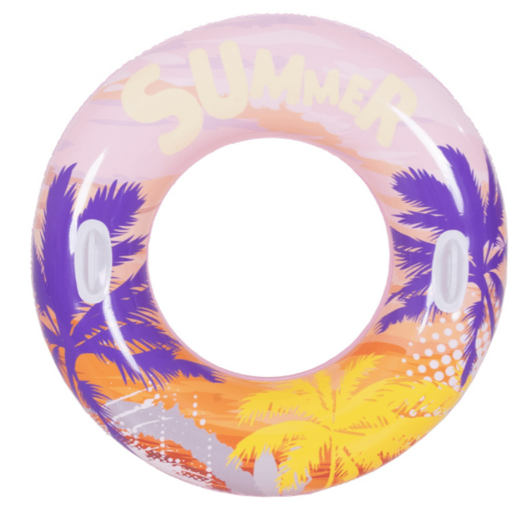 גלגל ים בעיצוב טרופי עם ידיות