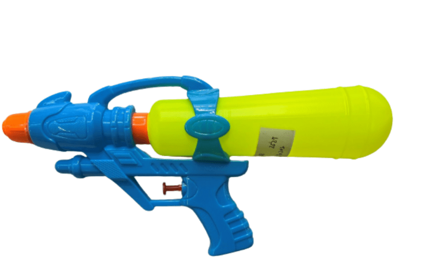 אקדח מים כחול וצהוב