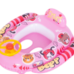 מצוף הליכון חיות עם הגה ומשענת גב