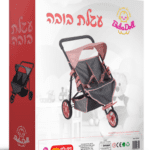 עגלת בובה ורודה