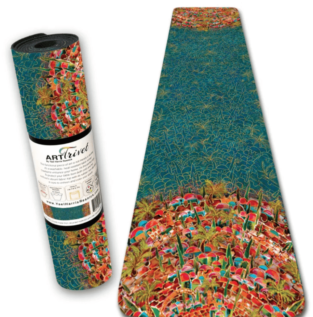 ירושלים של זהב" ראנר שולחן עמיד בחום"