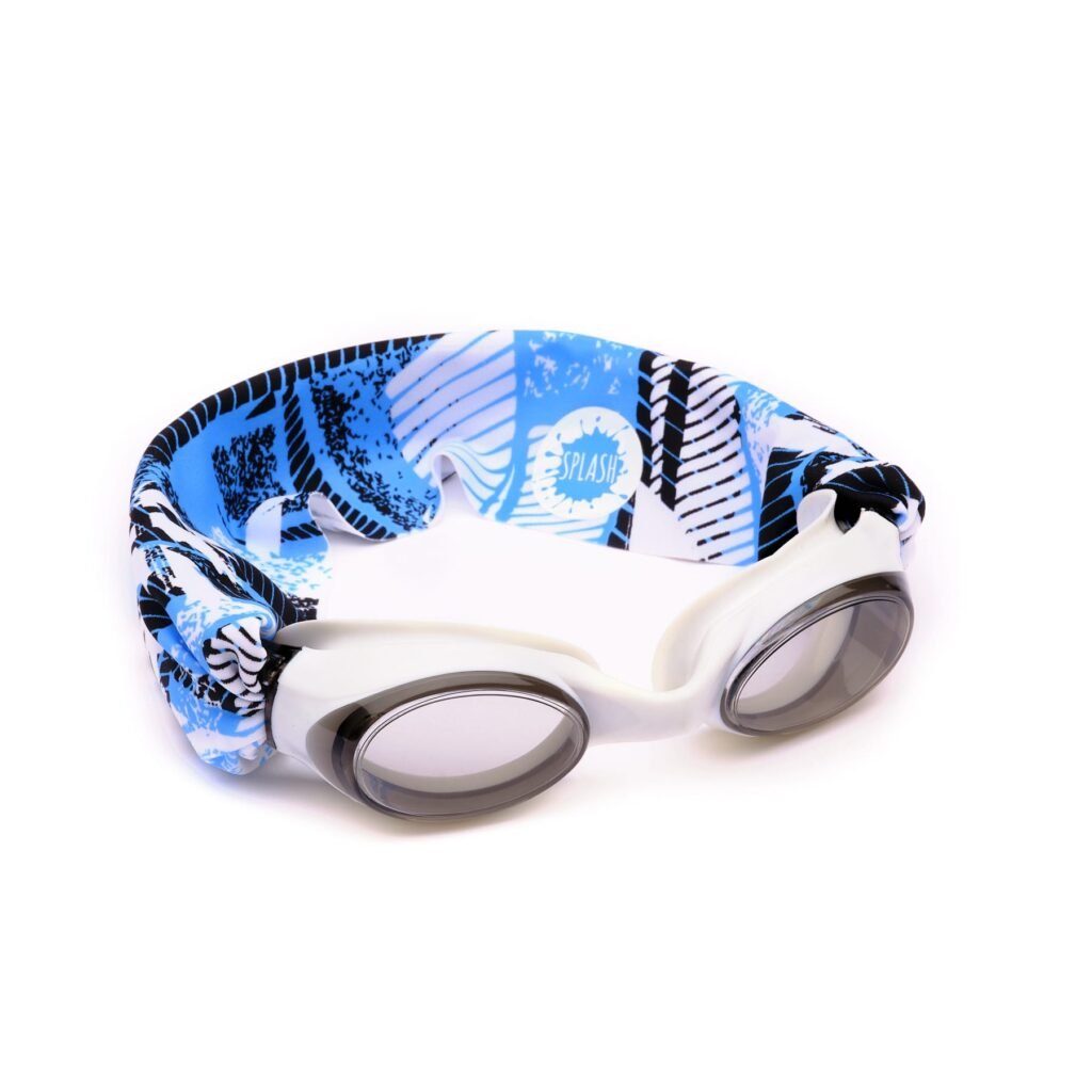 משקפי שחייה צבעוניים כחולים