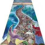 ראנר שולחן קריעת ים סוף