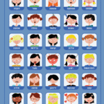 פוסטר לוח רגשות