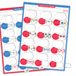 פוסטר מחיק – משקפי עיוותי חשיבה – לוח דו צדדי