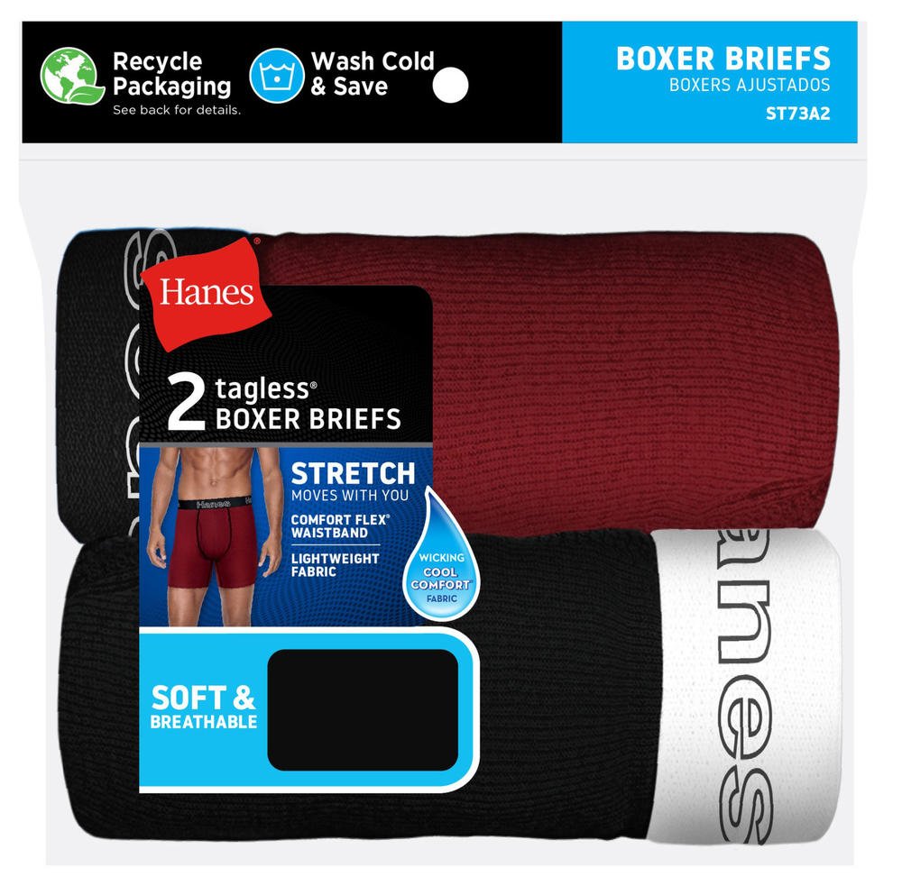 Hanes® תחתוני בוקסר לגברים